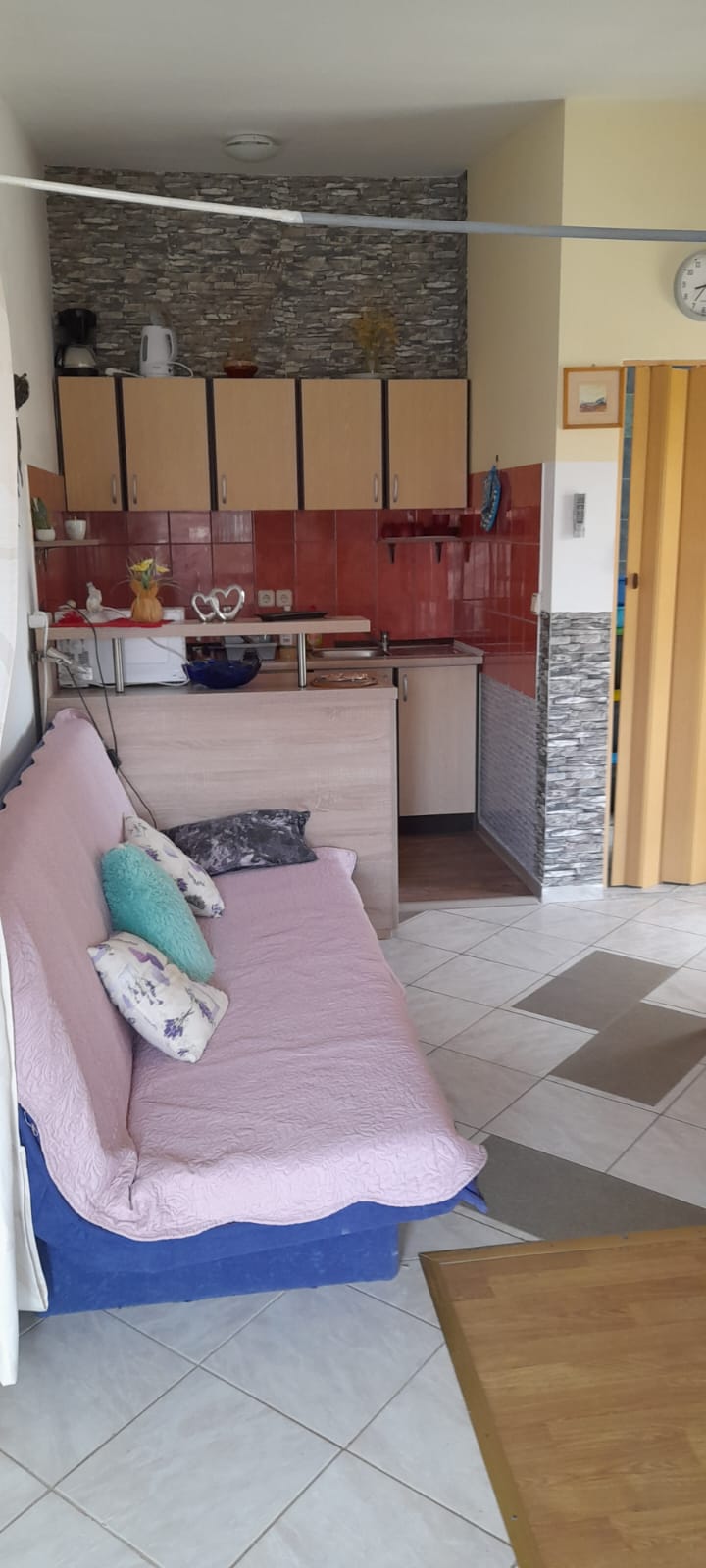 Plavi apartman - pogled prema kuhinji